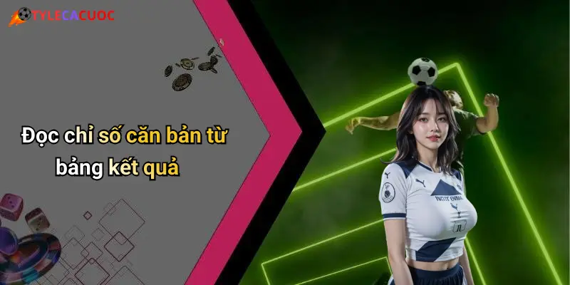 Đọc chỉ số căn bản từ bảng kết quả