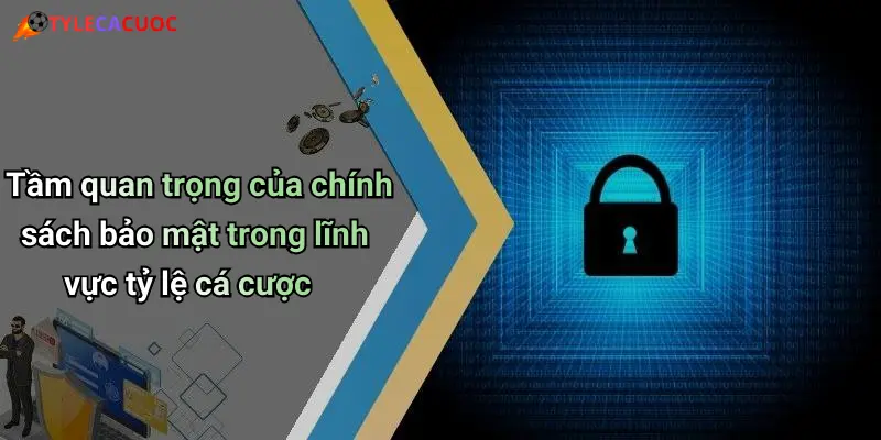 Tầm quan trọng của chính sách bảo mật trong lĩnh vực tỷ lệ cá cược