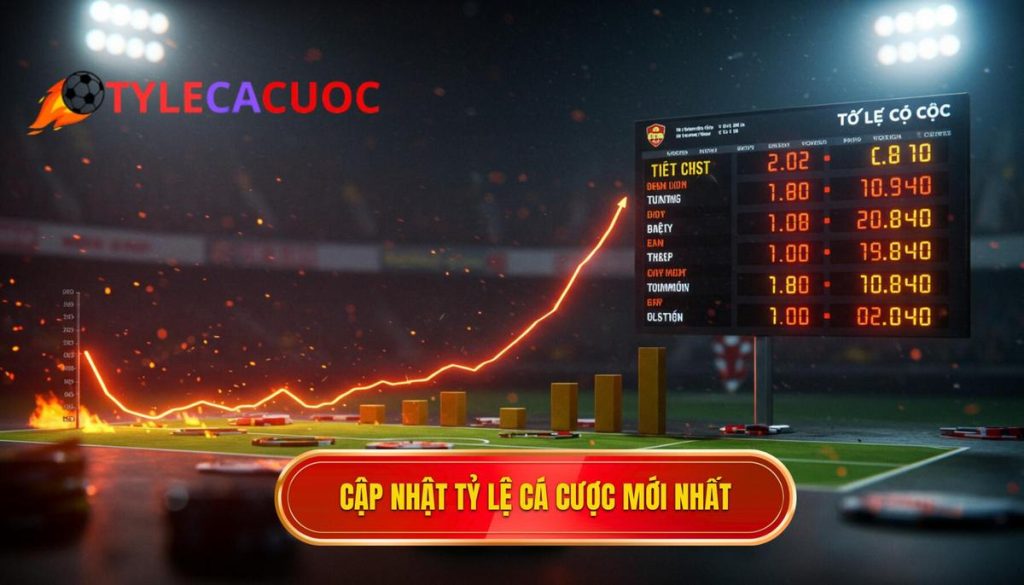 cập nhật tỷ lệ cá cược mới nhất