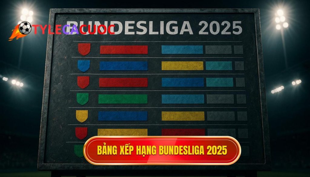 Bảng xếp hạng Bundesliga 2025