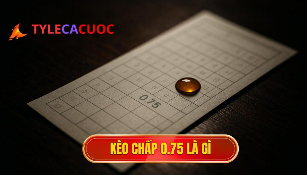 Kèo chấp 0.75 là gì