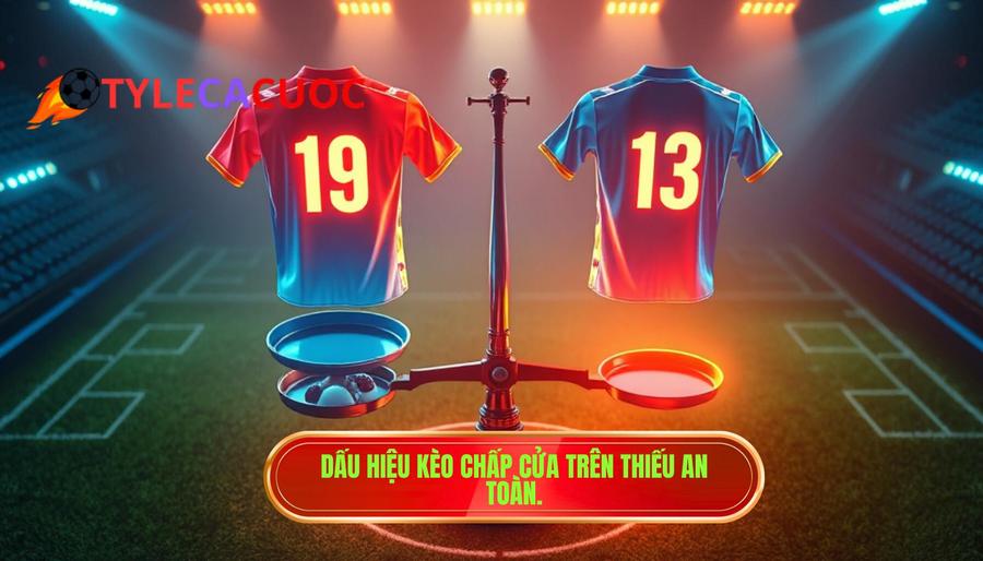 Dấu hiệu kèo chấp cửa trên thiếu an toàn